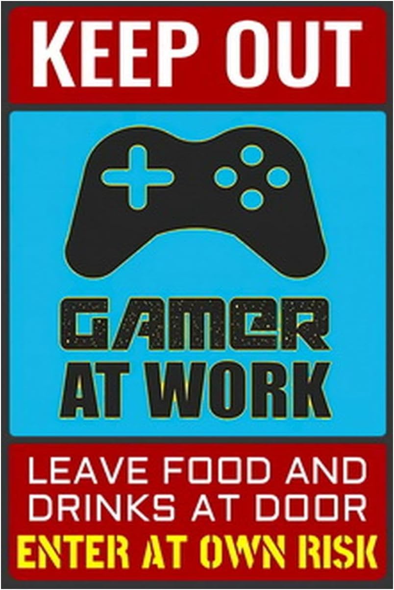 Video Gaming & Esports Usd Acc - Video Tin Sign Gamer Metal Poster