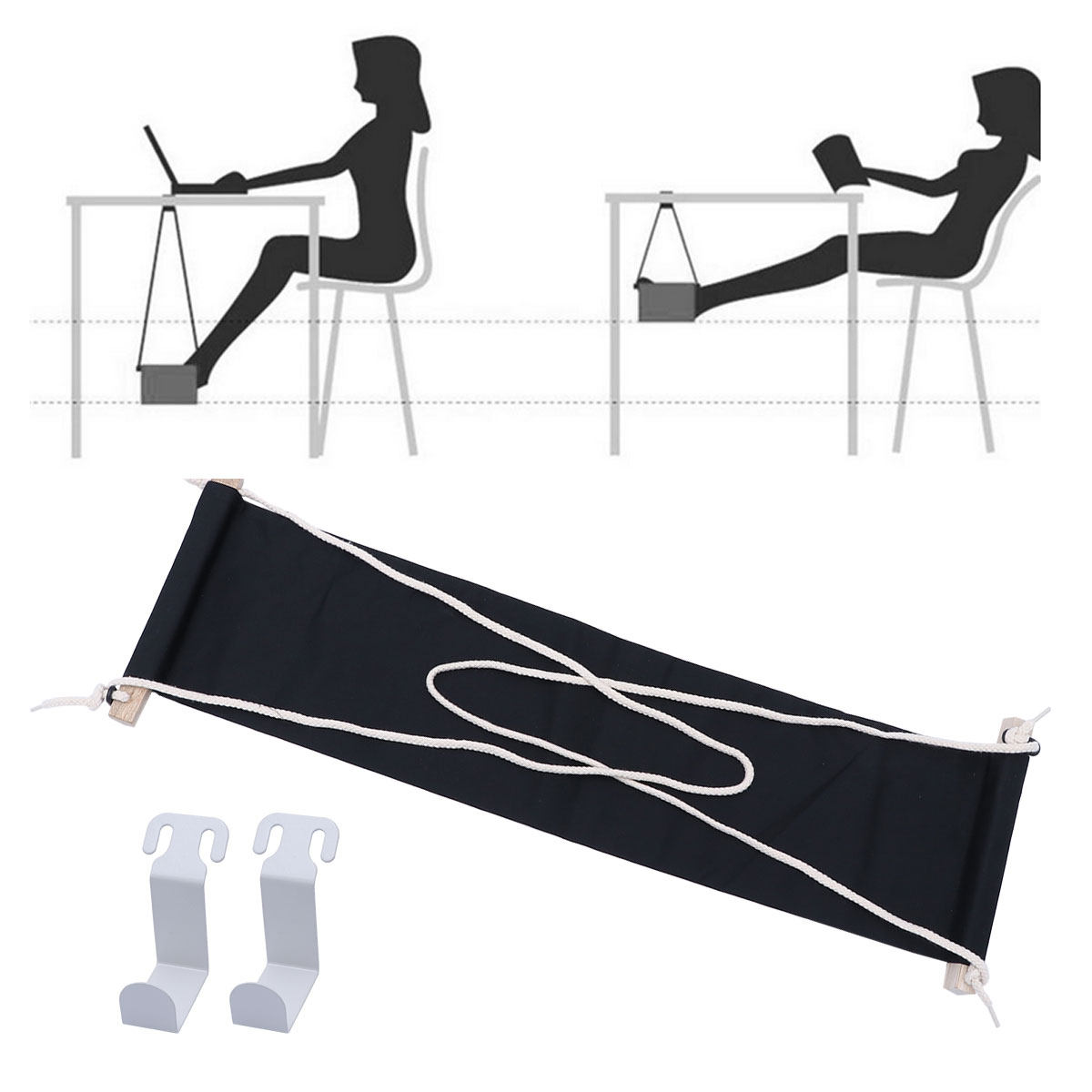 Opvouwbare voetsteun voor onde - Footrest Under Desk recensie en prijs